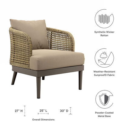 Meadow Outdoor Patio Armchair by Modway