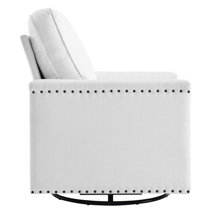 Ashton Upholstered Fabric Swivel Chair by Modway