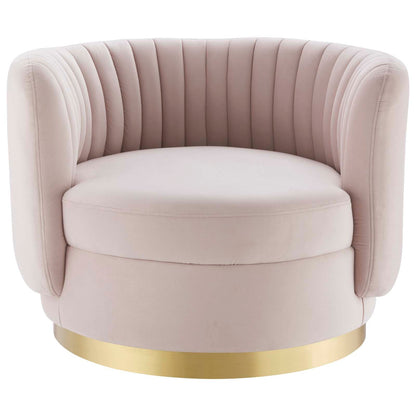 Embrace Tufted Performance Velvet Swivel Chair by Modway