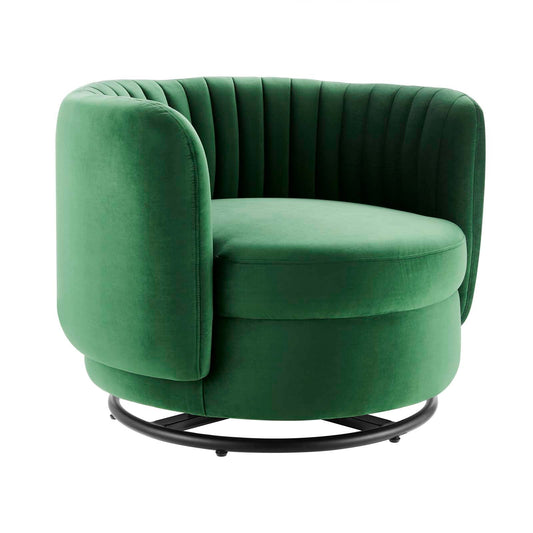 Embrace Tufted Performance Velvet Swivel Chair by Modway