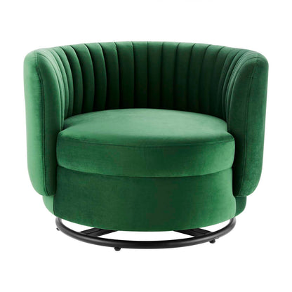 Embrace Tufted Performance Velvet Swivel Chair by Modway
