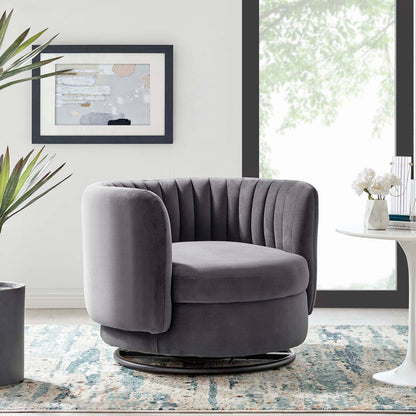Embrace Tufted Performance Velvet Swivel Chair by Modway