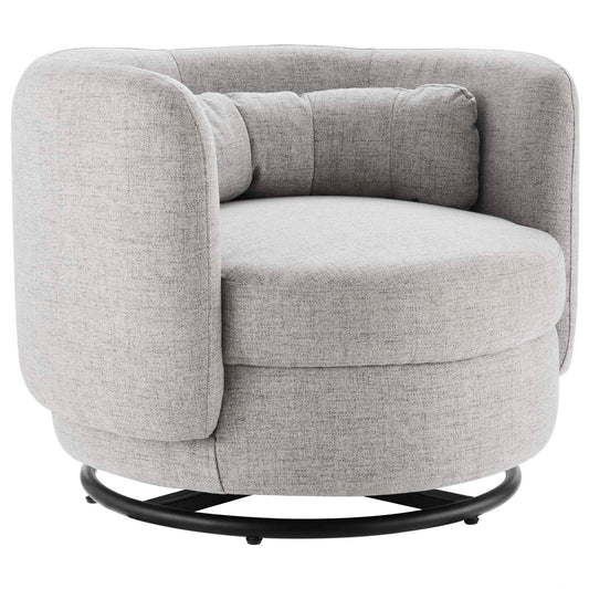 Relish Upholstered Fabric Swivel Chair by Modway