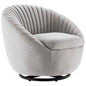 Whirr Tufted Fabric Swivel Chair by Modway