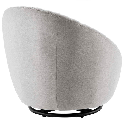 Whirr Tufted Fabric Swivel Chair by Modway