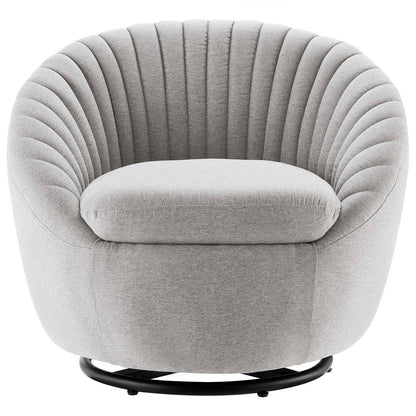 Whirr Tufted Fabric Swivel Chair by Modway