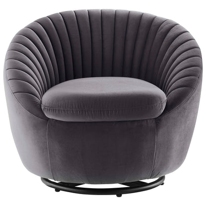 Whirr Tufted Performance Velvet Swivel Chair by Modway