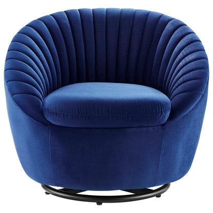Whirr Tufted Performance Velvet Swivel Chair by Modway