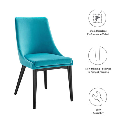 Viscount Performance Velvet Dining Chair by Modway