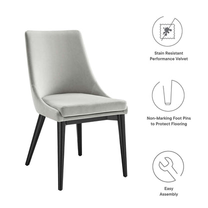 Viscount Performance Velvet Dining Chair by Modway