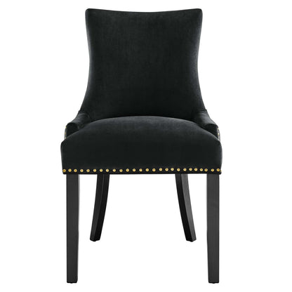 Marquis Performance Velvet Dining Chairs Set of 2 by Modway