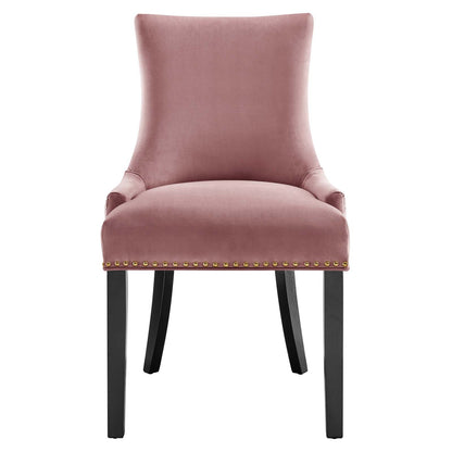 Marquis Performance Velvet Dining Chairs Set of 2 by Modway