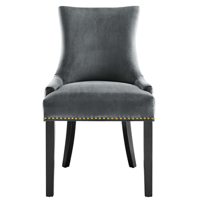Marquis Performance Velvet Dining Chairs Set of 2 by Modway