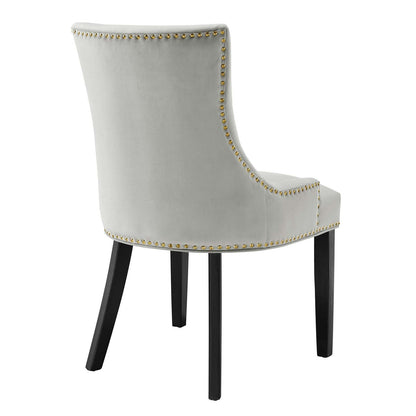 Marquis Performance Velvet Dining Chairs Set of 2 by Modway