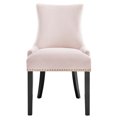 Marquis Performance Velvet Dining Chairs Set of 2 by Modway