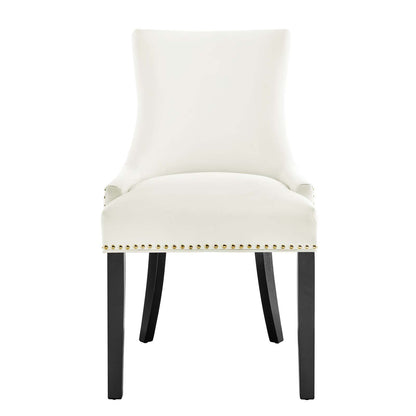Marquis Performance Velvet Dining Chairs Set of 2 by Modway