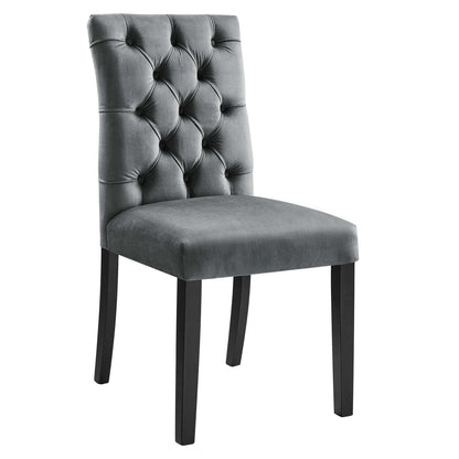 Duchess Performance Velvet Dining Chairs Set of 2 by Modway