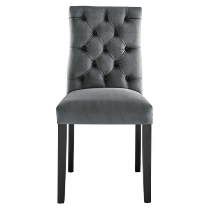 Duchess Performance Velvet Dining Chairs Set of 2 by Modway