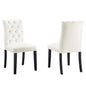 Duchess Performance Velvet Dining Chairs Set of 2 by Modway