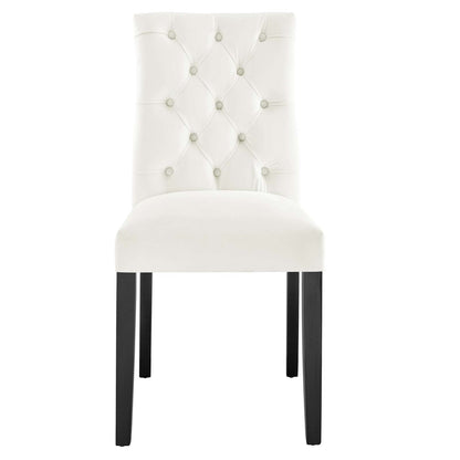 Duchess Performance Velvet Dining Chairs Set of 2 by Modway