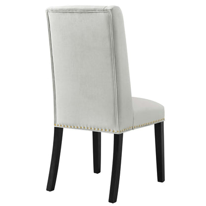 Baron Performance Velvet Dining Chairs Set of 2 by Modway