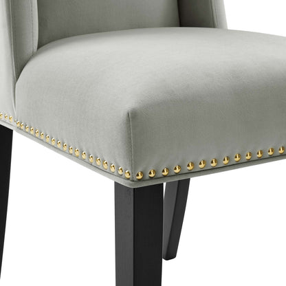 Baron Performance Velvet Dining Chairs Set of 2 by Modway