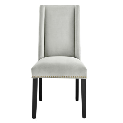 Baron Performance Velvet Dining Chairs Set of 2 by Modway