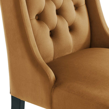 Baronet Performance Velvet Dining Chairs Set of 2 by Modway