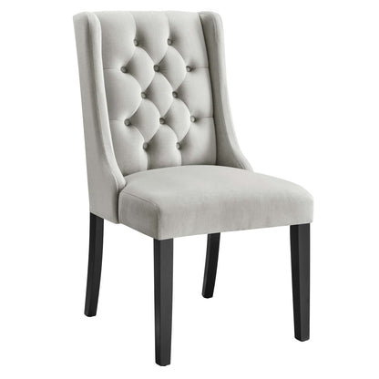 Baronet Performance Velvet Dining Chairs Set of 2 by Modway