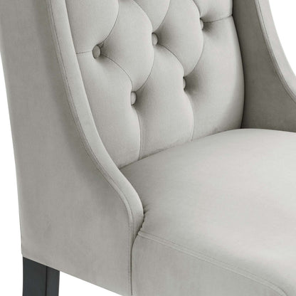 Baronet Performance Velvet Dining Chairs Set of 2 by Modway