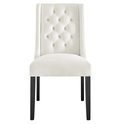 Baronet Performance Velvet Dining Chairs Set of 2 by Modway