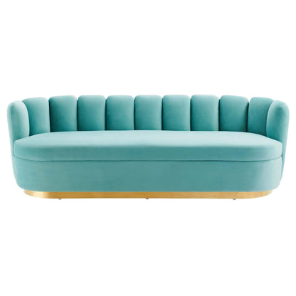 Victoria Channel Tufted Performance Velvet Sofa by Modway