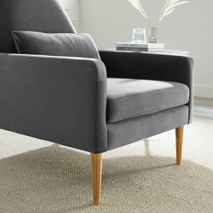 Liliana Performance Velvet Armchair by Modway