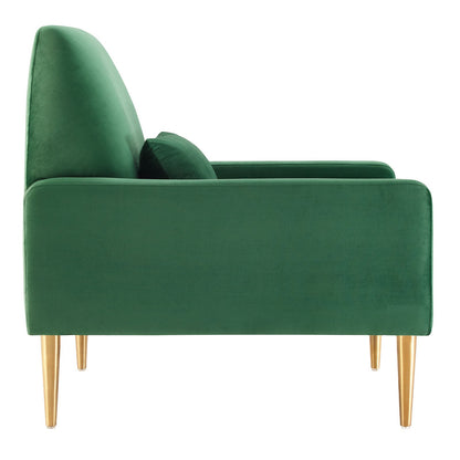Liliana Performance Velvet Armchair by Modway