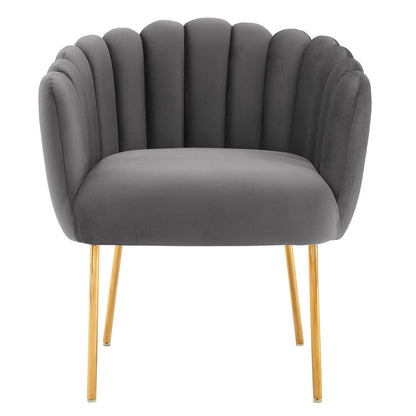 Sanna Channel Tufted Performance Velvet Armchair by Modway