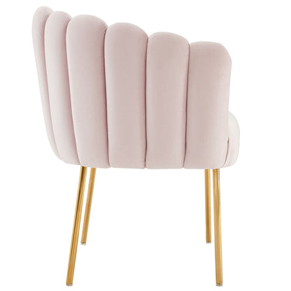 Sanna Channel Tufted Performance Velvet Armchair by Modway