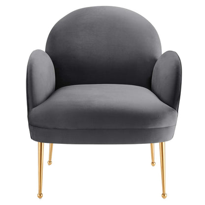 Transcend Performance Velvet Armchair by Modway