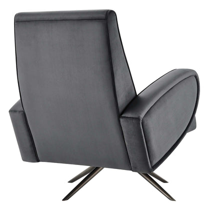 Superior Performance Velvet Swivel Chair by Modway