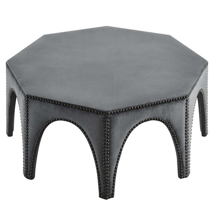 Victory Performance Velvet Ottoman by Modway