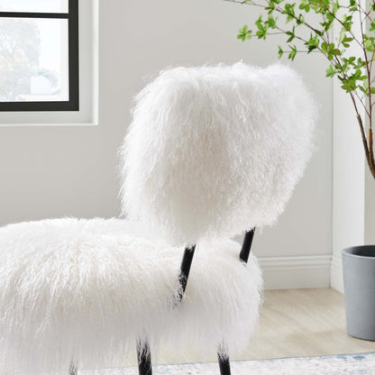 Skylar Sheepskin Chair by Modway