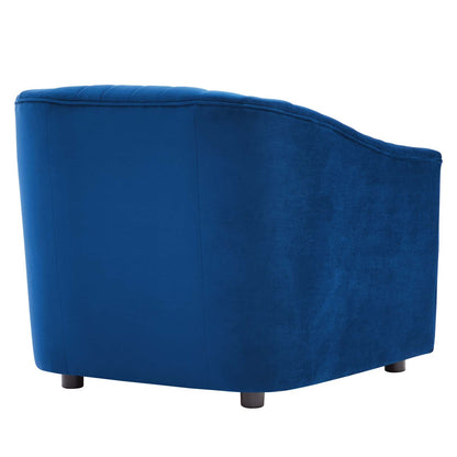 Announce Performance Velvet Channel Tufted Armchair by Modway