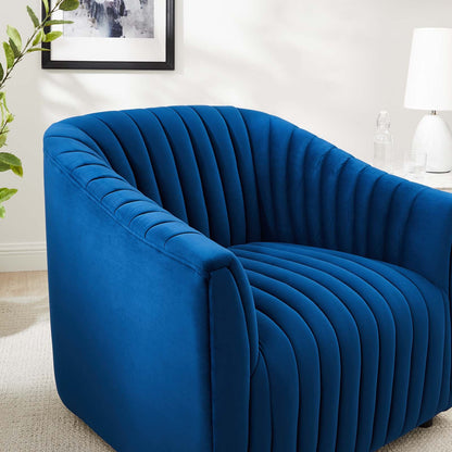 Announce Performance Velvet Channel Tufted Armchair by Modway