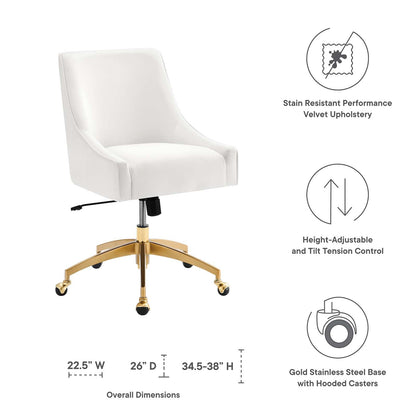 Discern Performance Velvet Office Chair by Modway