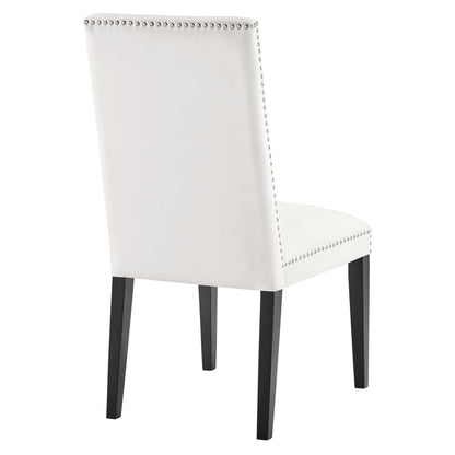 Catalyst Performance Velvet Dining Side Chairs Set of 2 by Modway