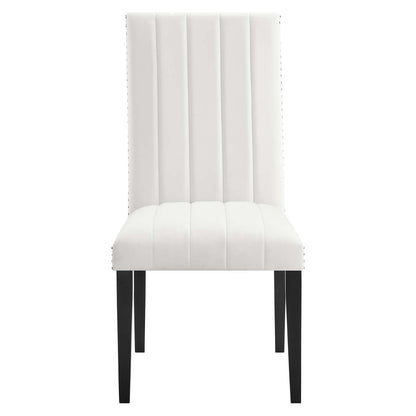Catalyst Performance Velvet Dining Side Chairs Set of 2 by Modway