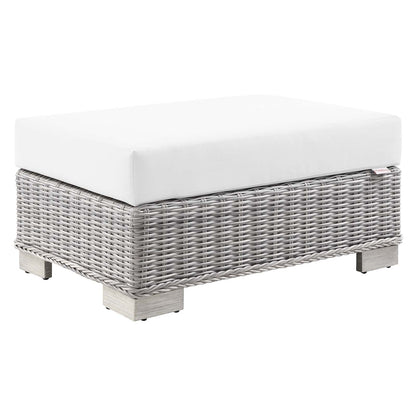 Conway Outdoor Patio Wicker Rattan 2-Piece Armchai