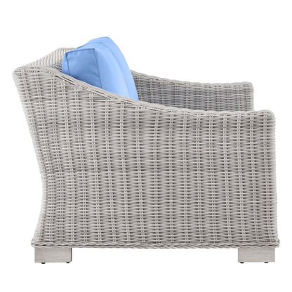 Conway 4-Piece Outdoor Patio Wicker Rattan Furniture Set by Modway