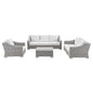 Conway 4-Piece Outdoor Patio Wicker Rattan Furniture Set by Modway