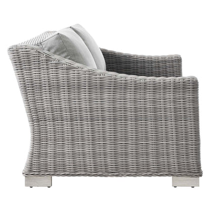 Conway 5-Piece Outdoor Patio Wicker Rattan Furniture Set by Modway