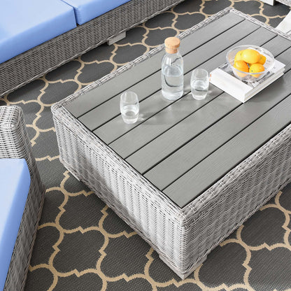 Conway 4-Piece Outdoor Patio Wicker Rattan Furniture Set by Modway